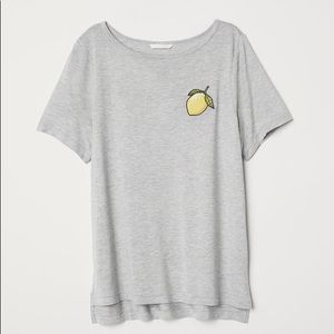 Embroidered Lemon T-shirt